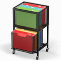 Rolling File Cart Letter Legal Desk Storage Organizer